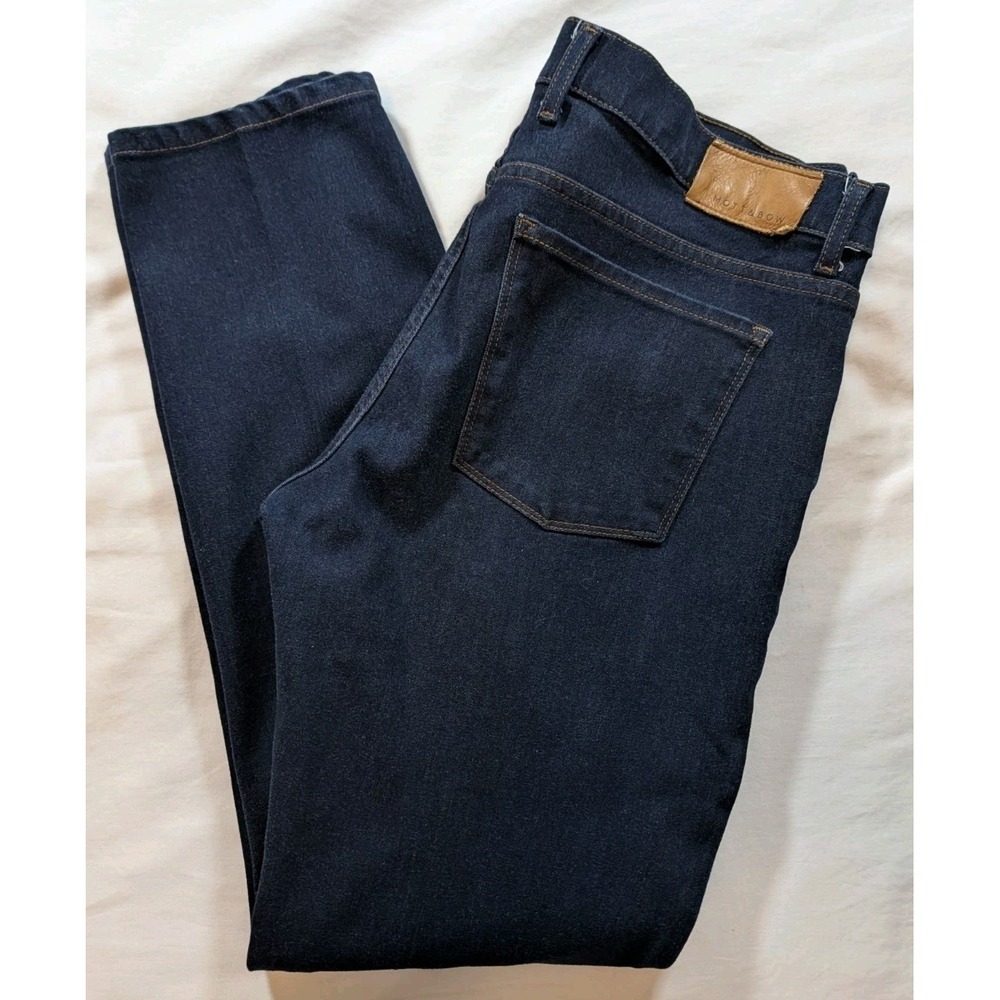 Mott & Bow Broome Slim Fit Jeans Men's 35x34 Dark Wash Stretch Denim Blue‎